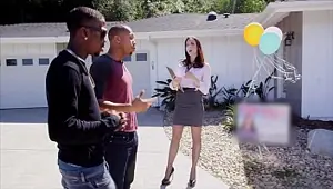 BLACKS ON MOMS Realtor Chanel Preston Takes Big Black Dick In Her Ass During Open House
