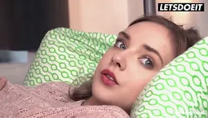 FREE FULL VIDEO Skinny Girl Oxana Chic Gets Horny And Seduces Big Cock Stranger HORNY HOSTEL