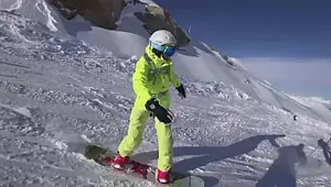 Public cumshot on mouth in ski lift Part 1, 2