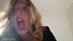 FURIOUSLY HARDCORE:the most PAINFUL and FUCK EVER! NO MERCY for MAELLE and for her PUSSY that gets DESTROYED by a PERVERSE FAN CONSENSUAL ROLEPLAY, INTRO ENDS at 2:46 AMATEUR HOMEMADE 100 SEXTAPE