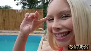 Fucking and cumming in the blonde's ass Vivian Lola LP Productions