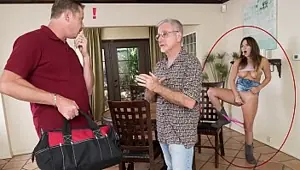 DON'T FUCK MY step DAUGHTER Charlotte Cross Gets Her Teenage Pipes Cleaned By The Plumber