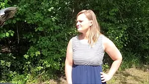 Exploited when the car breaks down ! Suddenly he fucks me without a condom!