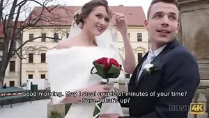HUNT . Married couple decides to sell brides pussy for good price