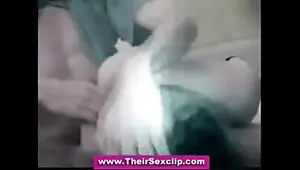 Amateur sucks boyfriends cum in home video