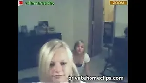 Two Barely Legal Teens Strip On Cam