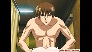 Bouncing tits hentai doggystyle fucked on the bed