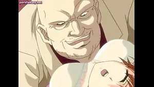 Anime teacher rubbing a dick