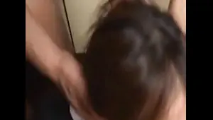 Captured asian teen enjoying multiple cocks