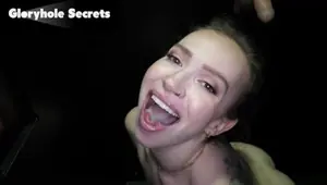 Hot Brunette On Her Knees Sucking Dick