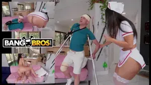 BANGBROS Busty Mexican Healthcare Worker With Big Ass Hanging Out Her Uniform Goes The Extra Mile For Client