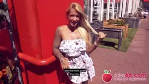 Riskanter Public Sex mit 2 geilen, dreckigen Milf Babes