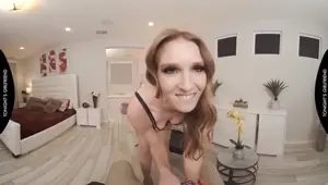 Tonights Girlfriend Ashley Lane wears sexy lingerie to fuck fan in hotel room