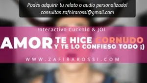 HISTORIA INTERACTIVA "AMOR, TE HICE CORNUDO Y TE LO CUENTO TODO" RELATO CUCKOLD ASMR VOICE LATINA