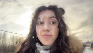 Ex girlfriend asks me to fuck her one last time before breaking up in a car in public Cumwalk