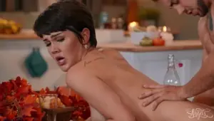 Transangels Hot tranny Daisy Taylor sucks dude's cock in front of family