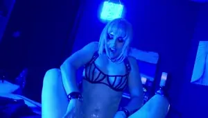 Pink haired punk princess pegging POV