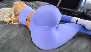 Step Son Caught Step Mom Masturbating Ripped her pants and helped her to Cum Quick CarryLight MILF