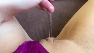 WOW! So Much Slime In Panties! Very Dripping Wet Pussy! ASRM Sounds ORGASM