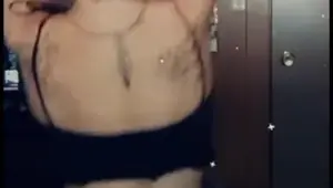 Smoking While Twerking Shaking Ass With Butt Plug Tail